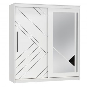 Марко 95.11 Шкаф-купе 2-х дверный (Олмеко) Белый